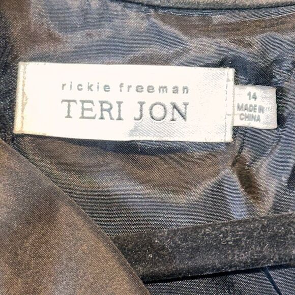 Rickie Freeman Teri Jon Cocktail Retro Fit & Flare Dress - Picture 3 of 4